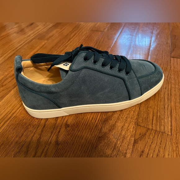 Christian Louboutin Rantulow Orlato Flat Corduroy Velvet Sneakers